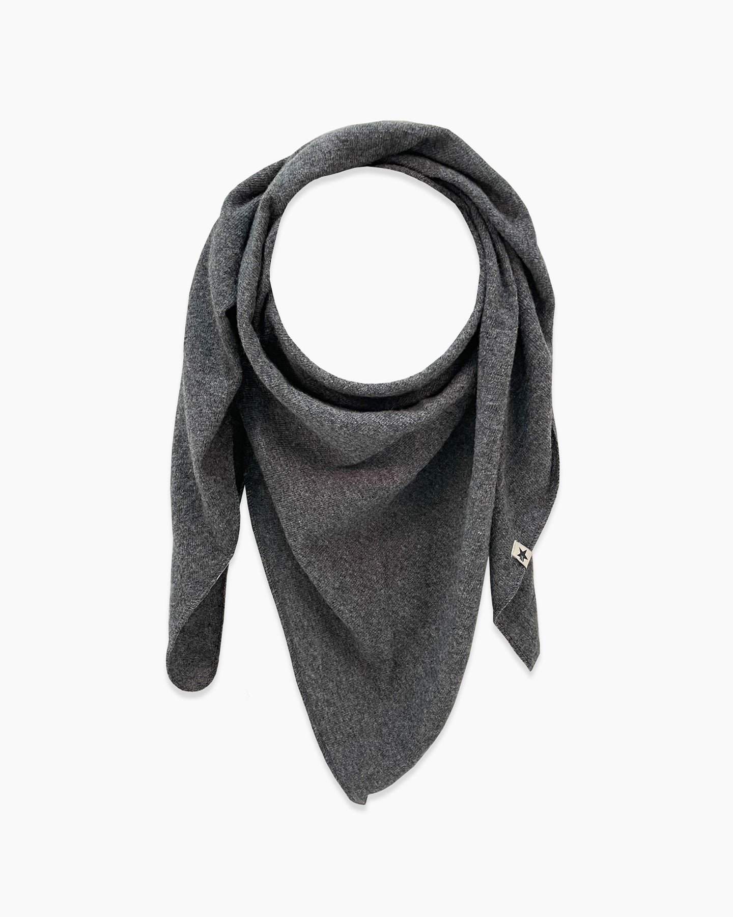 Maya Triangle Schal Dark Grey