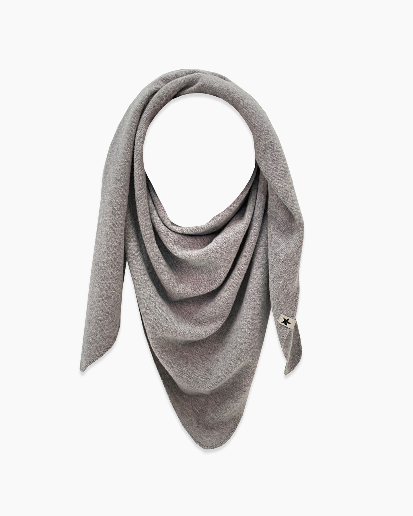 Maya Triangle Schal Light Grey